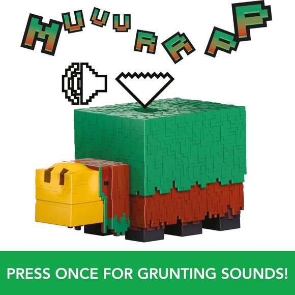 NEW Mattel Minecraft Sniffer Action Figure with Sounds & Pixelated Design 7" sca - Picture 5 of 15